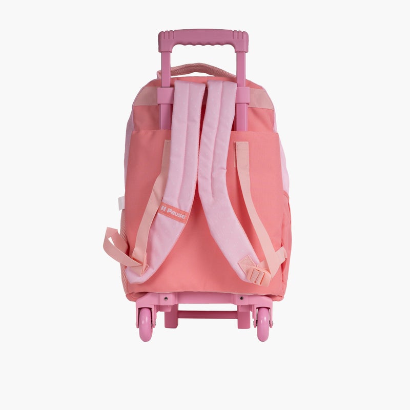 PAUSE Floral Print Trolley Backpack for Girls - Image 3